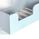 preview thumbnail 9 of 43, Roomfitters Bear-Shaped Toddler Floor Bed, Wood Cot with Safety Guardrails, Modern Montessori Low Profile Kids Bed