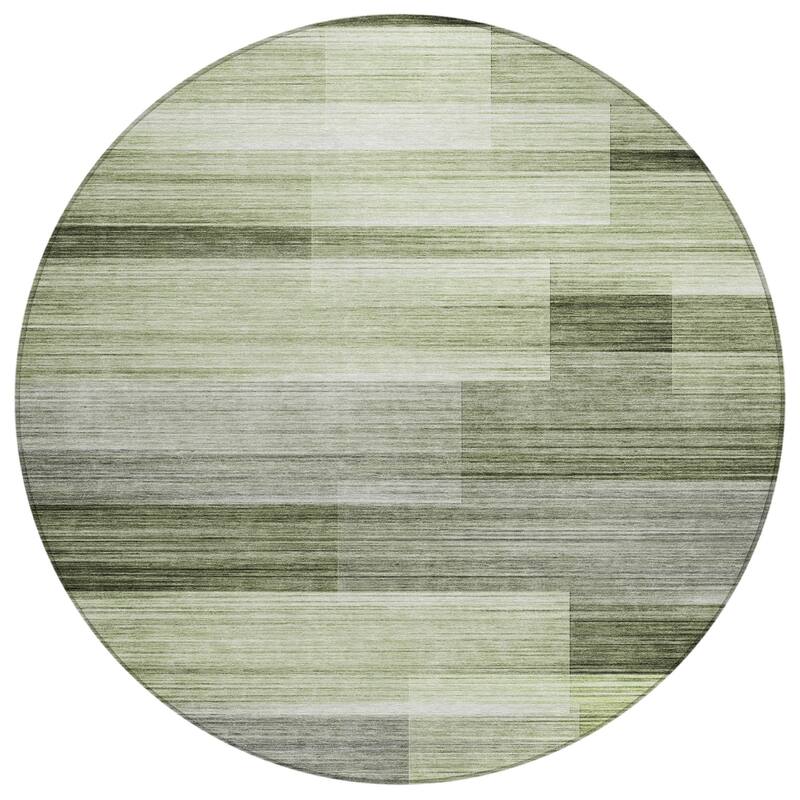 HomeRoots Striped Transitional Rectangle Outdoor Rug
