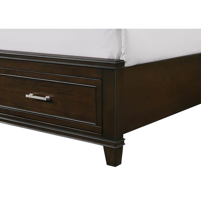 Luxurious King-Size Storage Bed with Stylish Headboard for Ultimate Comfort