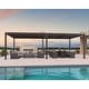 preview thumbnail 59 of 74, PURPLE LEAF Outdoor Louvered Pergola with Adjustable Metal Roof for Patio Pergola 11.4' x 23.3' - Bronze