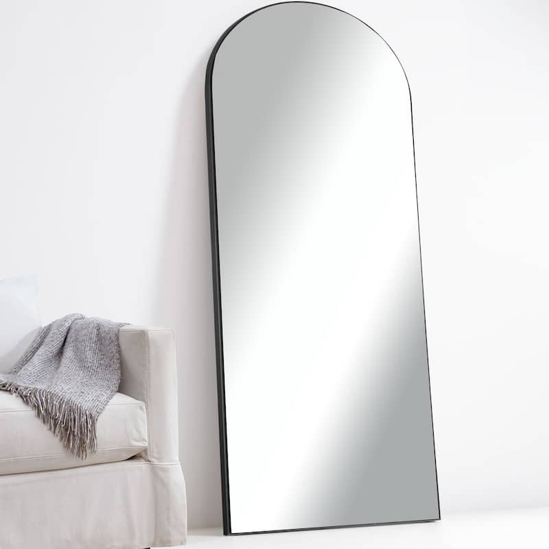 Full-length Floor Arched Mirror