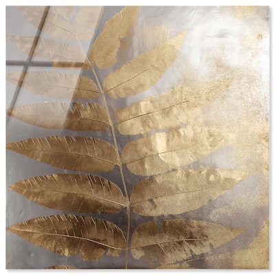 Golden Canopy (II) Acrylic by Art Remedy, Ready to Hang