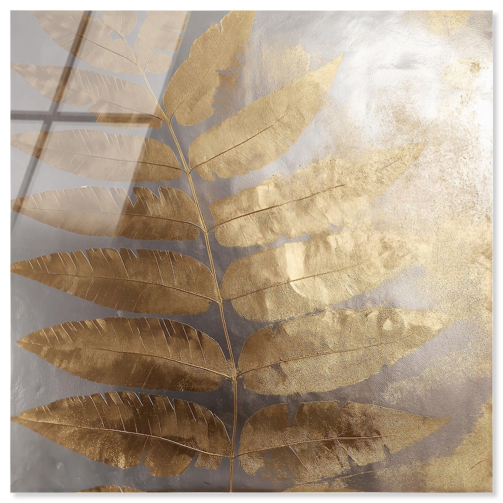 Golden Canopy (II) Acrylic by Art Remedy, Ready to Hang