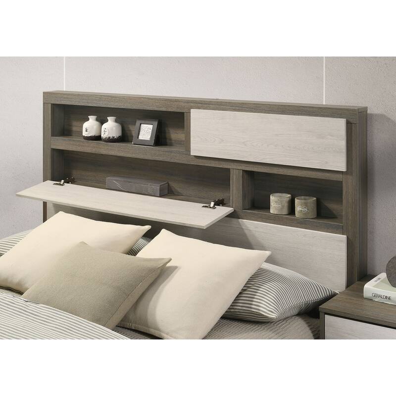 Fenwick California King Bedroom Set Grey Oak