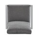 preview thumbnail 8 of 13, 34"H Aluminum Lounge Chair with Sleek Rope Accents and Comfortable Cushions, Perfect for Modern Outdoor and Indoor Spaces