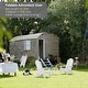 preview thumbnail 20 of 44, WINSOON 3-Piece All Weather HIPS Outdoor Folding Adirondack Chairs and Table Set
