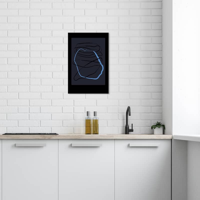 Wynwood Studio Canvas Abstract The Minimalist Abstract Collection Black and Modern & Contemporary Wall Art Canvas Print - 16 x 24
