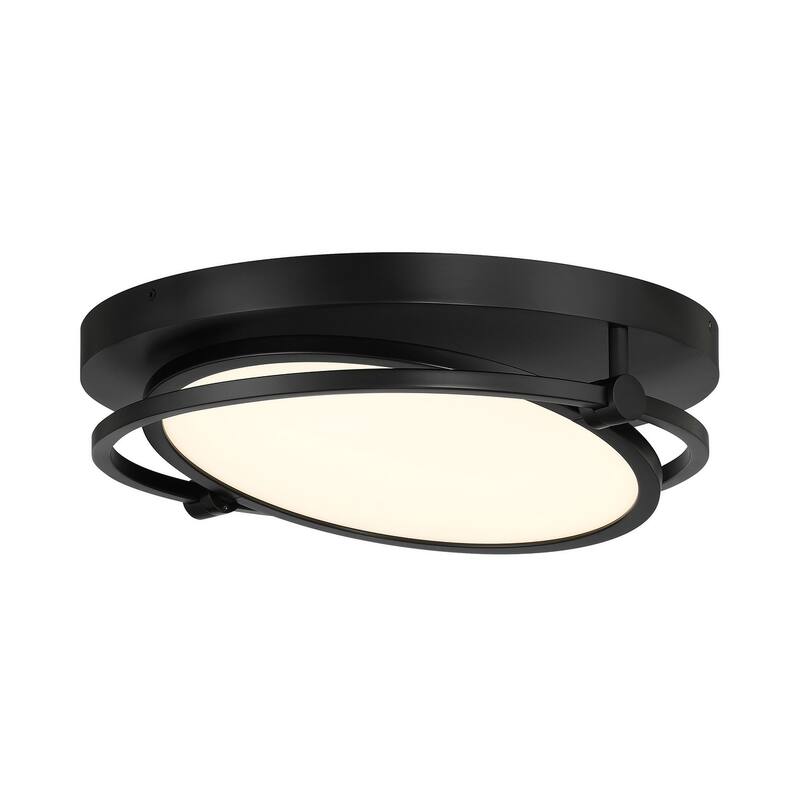 Kovacs P5546-L Studio 23 17" Wide Flush Mount Ceiling Fixture - Coal