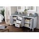 preview thumbnail 34 of 33, James Martin Vanities Palisades 72" Double Vanity, Bright White