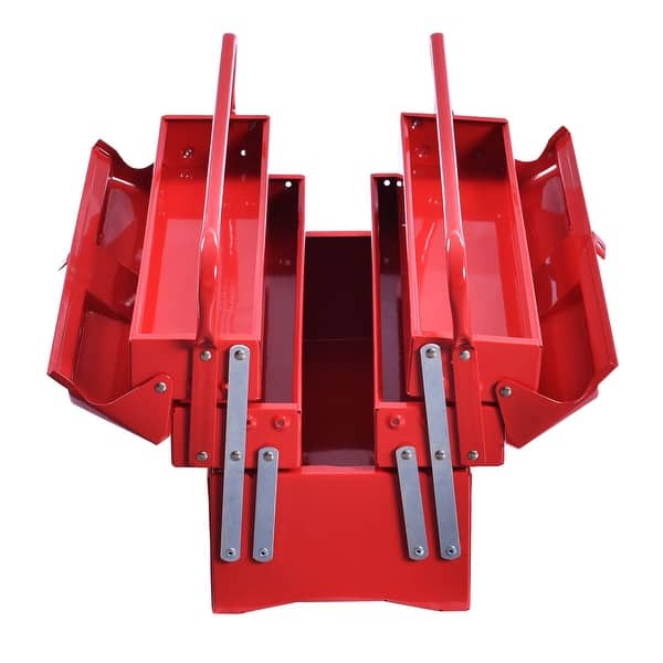 20 Portable 5 Trays Mechanic Garage Steel Cantilever Tool Box