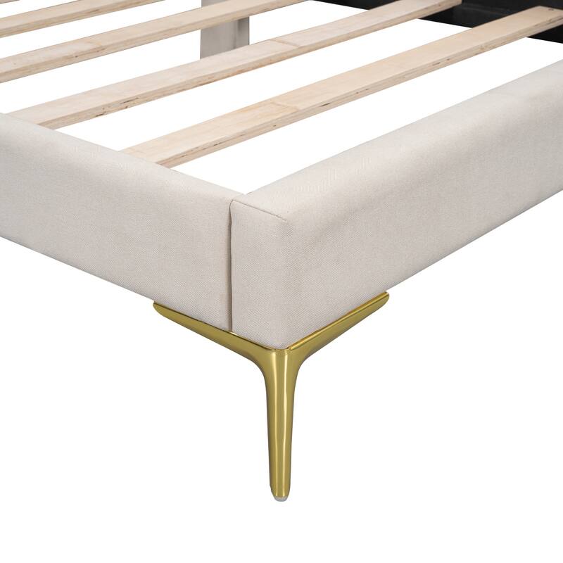 Modern Upholstered Daybed with Headboard and Armrest