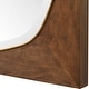 preview thumbnail 5 of 4, Uttermost Garonne Square Walnut Mirror - 40'' H X 40'' W X 1.75'' D