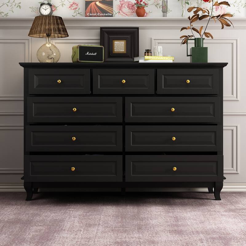 Versatile 55.1" Dresser: Chic Storage for Any Room TV Stand Side Table