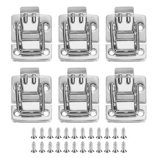 Sturdy Lock Toggle Catch, Metal Box Latch Buckle Lock For Medicine Box, Flight Case, Tool Box, Pack Of 4 - View #2