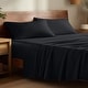 preview thumbnail 9 of 66, Bare Home Rayon from Bamboo Sheet Set - Deep Pocket - Breathable Full - Black