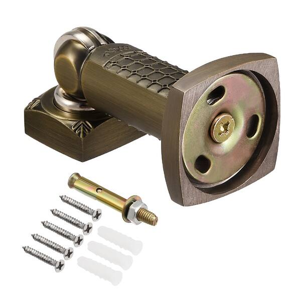 Door Catch Holder Stopper Doorstop Zinc Alloy Bronze Tone