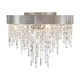 preview thumbnail 6 of 8, Crystorama Lighting Group WIN-213-CL-MWP Winfield 4 Light 16" Wide