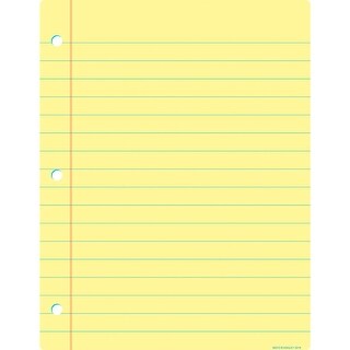 (10 Ea) Chart Notebook Paper Yellow Dry-Erase Surface - Bed Bath ...