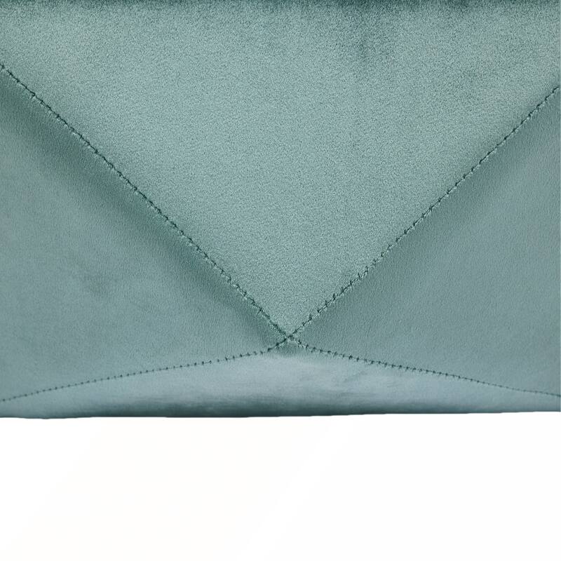 Elegant Velvet Polygon Diamond Tufted Storage Ottoman for Living Room and Bedroom