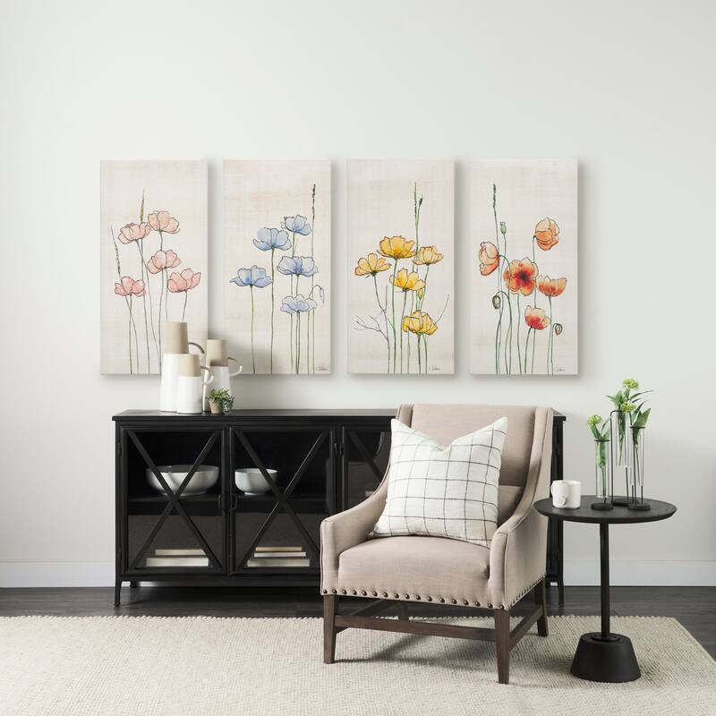 Meadow Flowers II (20 x 40) Canvas Art Print