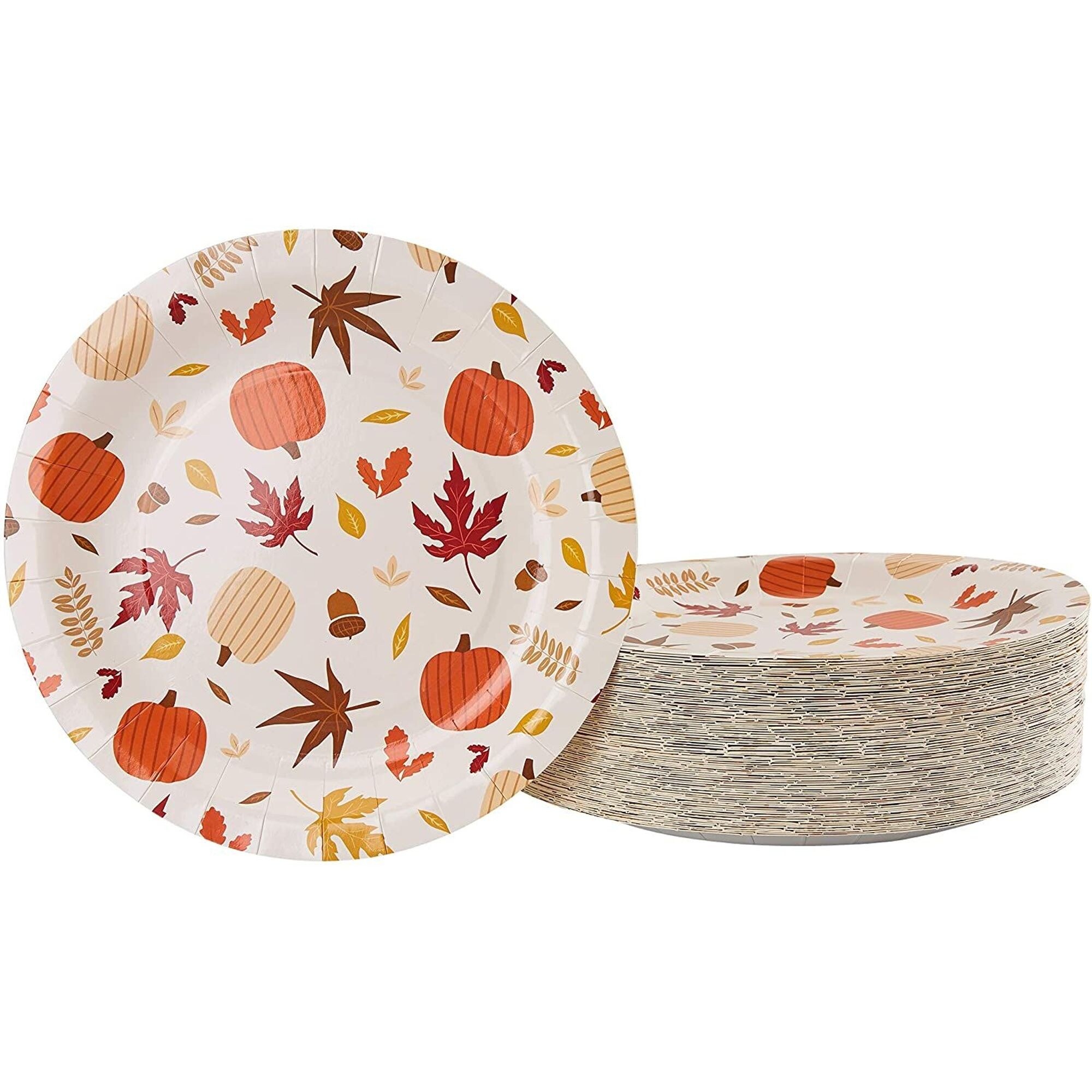 Autumn on sale paper plates