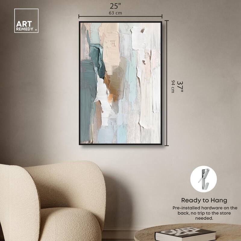 Impasto Intervals I Canvas by Art Remedy