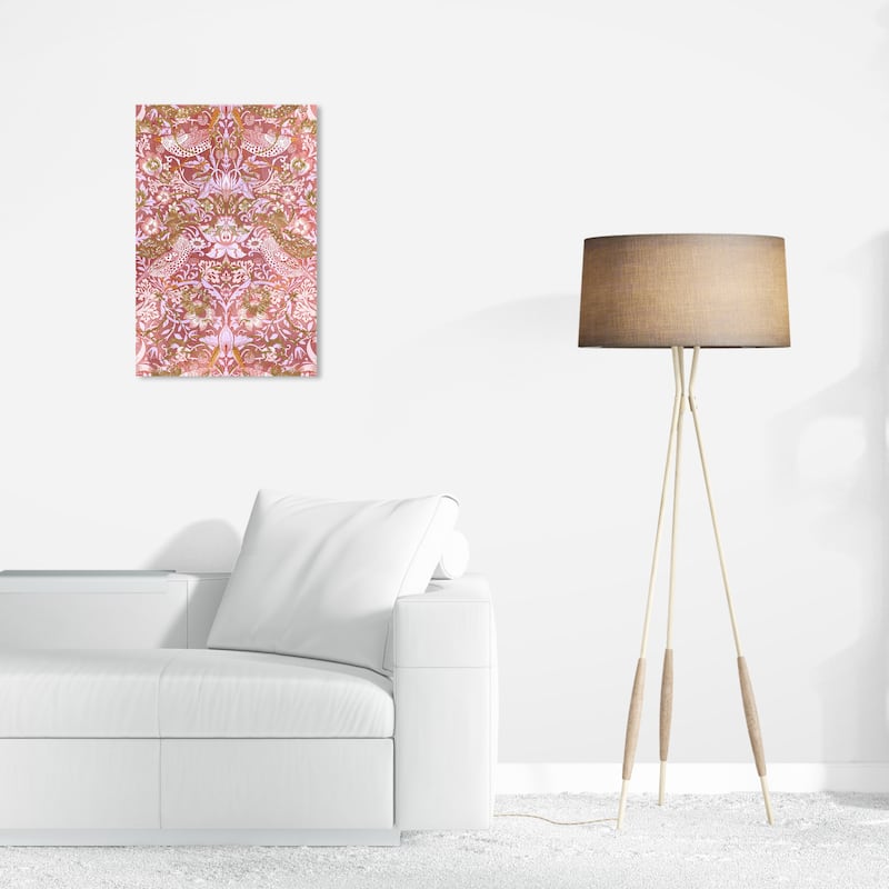 Wynwood Studio Canvas Abstract Royal Birds Bronze and Copper Wall Art Canvas Print - 24 x 16