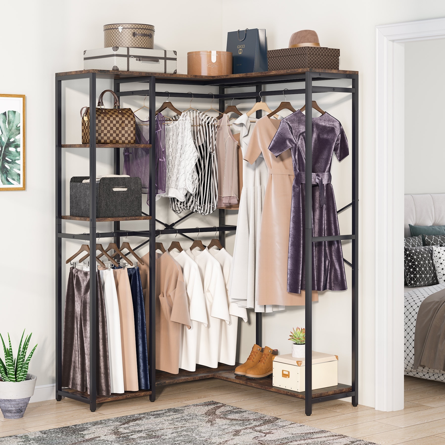 https://ak1.ostkcdn.com/images/products/is/images/direct/eb7446dbbae50a1abd9e1a4c85b388a153562d63/Freestanding-L-Shape-Closet-Organizer%2C47.24%22-W-Closet-Corner-System%2C-4-Tier-Clothing-Garment-Rack-with-4-Hanging-Rods.jpg