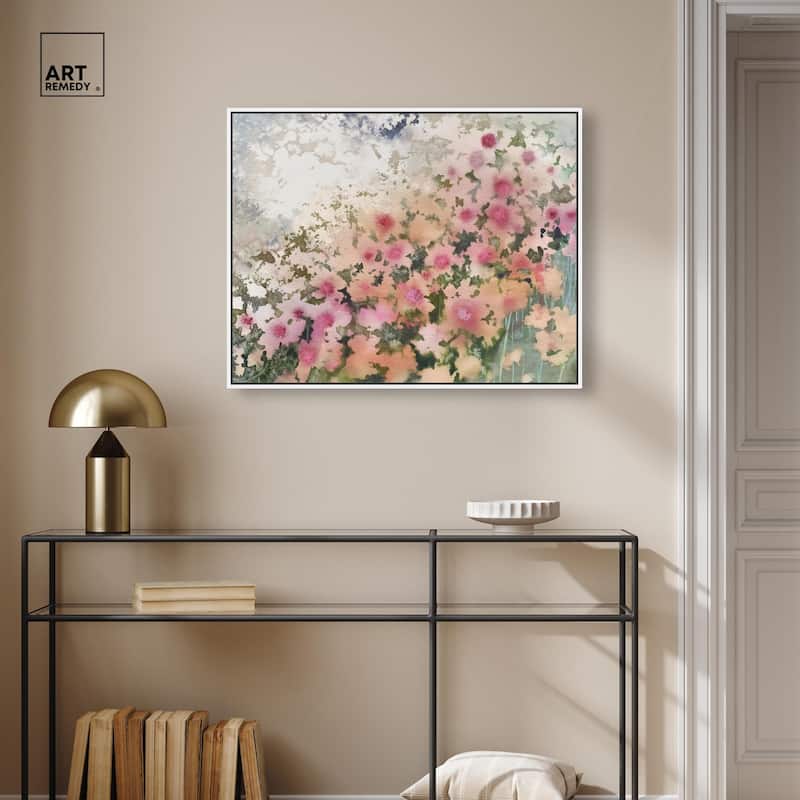 Roseate Remnants Canvas by Art Remedy