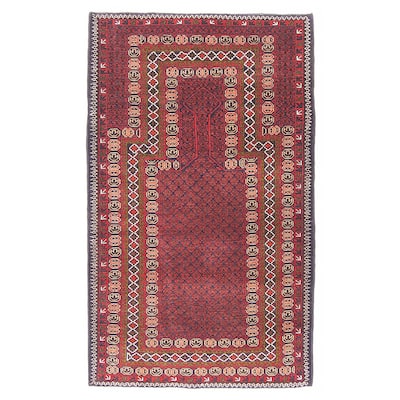 Teimani Burgundy Rug 2'9" x 4'8" - 2'9 x 4'8