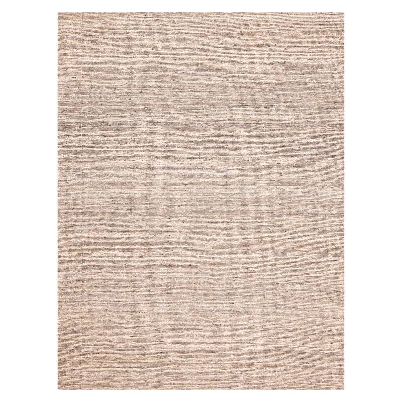 ECARPETGALLERY Braid weave Sienna Grey Wool Kilim - 9'0 x 11'10