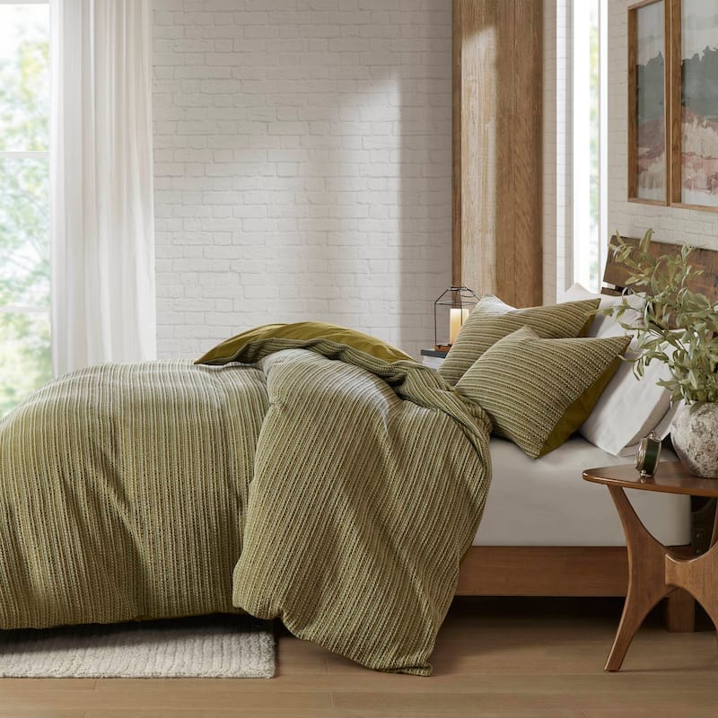 Woolrich Lyon Waffle Washed Duvet Set