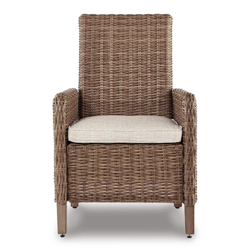 Signature Design By Ashley Beachcroft Outdoor Dining Chairs Set - 25.5" W x 25.63" D x 40.25" H