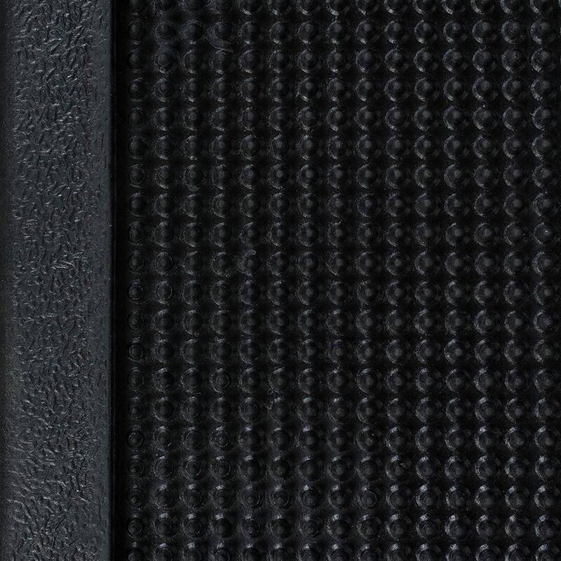 J & M Home Fashions 18" X 30" Natural Rubber Wrought Iron Floor Mat