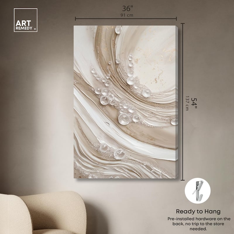 Chromatic Concretions I Canvas by Art Remedy, Gallery Wrapped