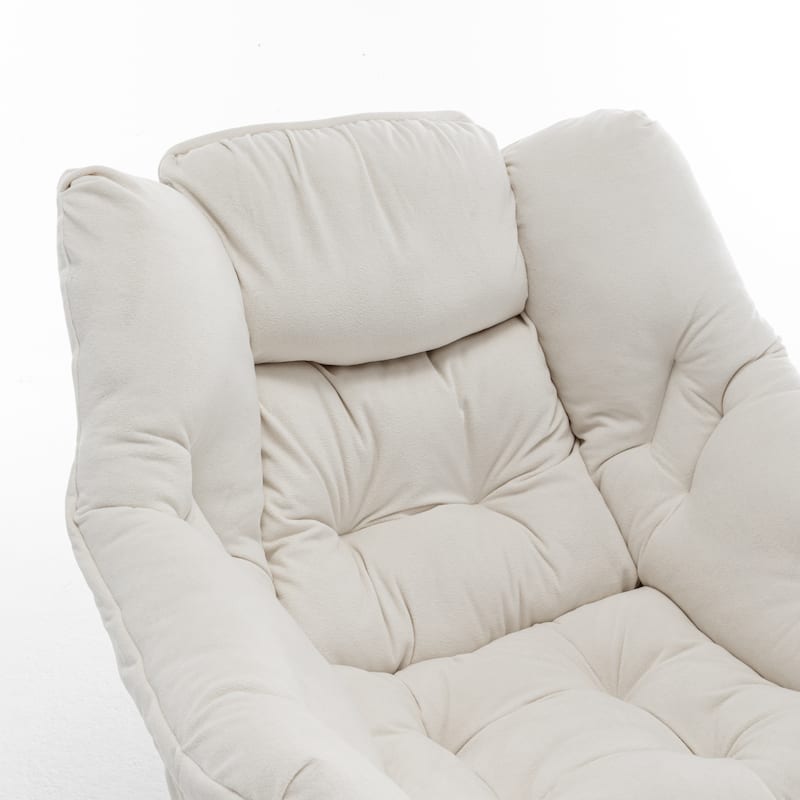 Accent Recliner Chair with Ottoman - Comfortable Upholstered Lounge Chair with Footrest, Ideal for Living Room, Bedroom