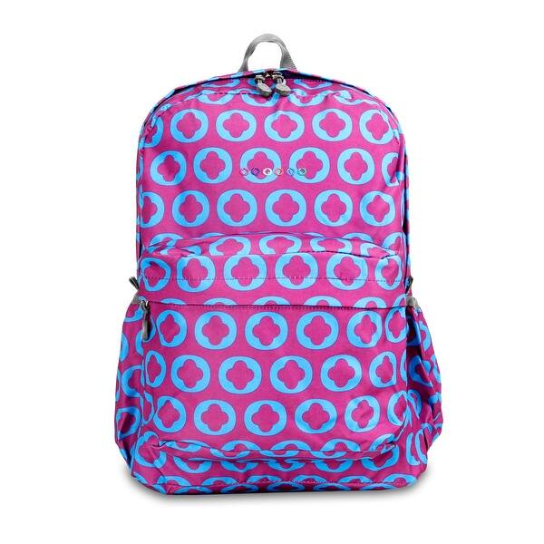 J World J Logo Oz Expandable 17 Inch Backpack Overstock