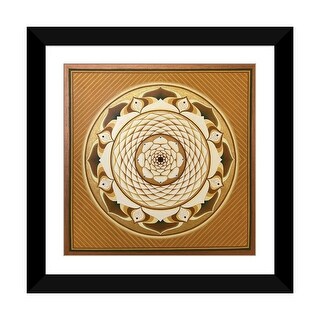 iCanvas "Golden Unfolding Lotus Mandala" by Diana Titova - Bed Bath ...