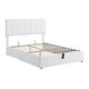 preview thumbnail 6 of 11, Upholstered Platform Bed with a Hydraulic Storage System