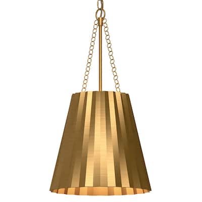 Alora Lighting PD528012 Plisse 12" Wide Pendant