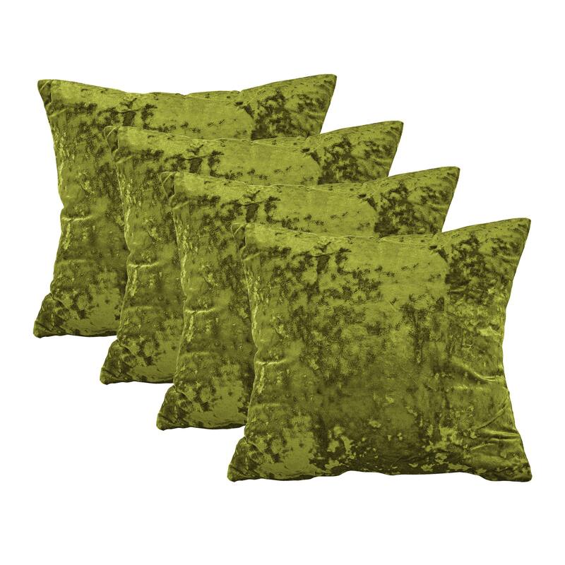 Rancho Crushed Velvet Throw Pillow Cover Set, NO INSERT