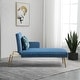 preview thumbnail 27 of 30, Colorful Velvet Sofa Accent Sofa Adjustable Loveseat Sofa with Metal Feet