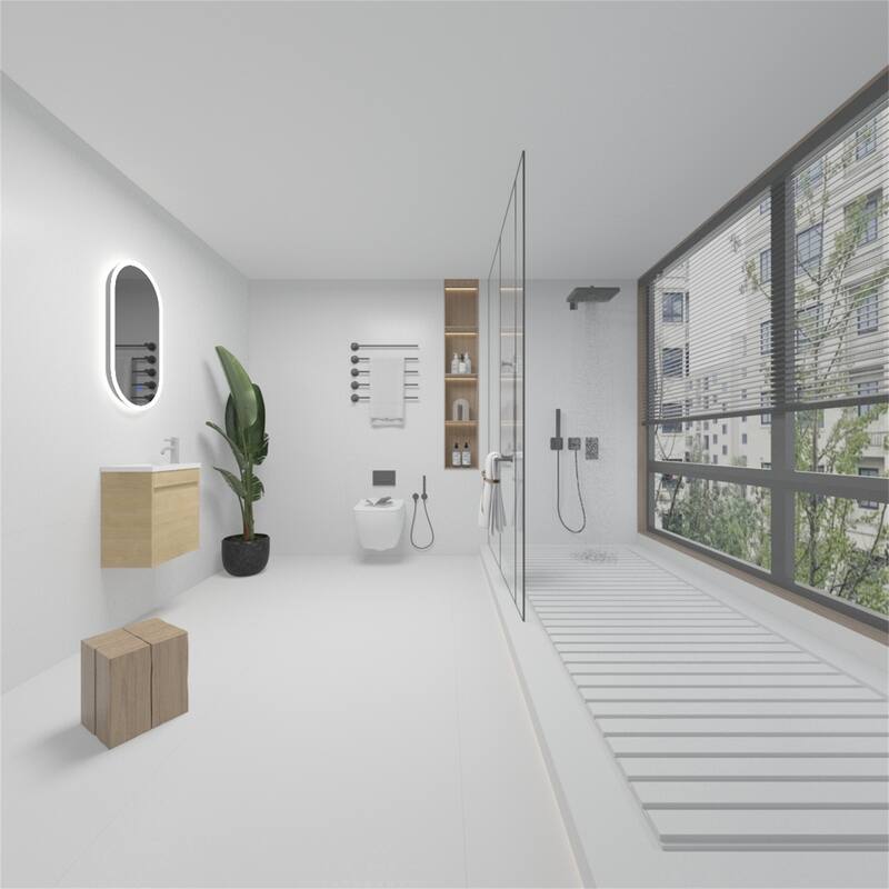 17 Inch Bathroom Vanity With Single Sink For Small Bathroom