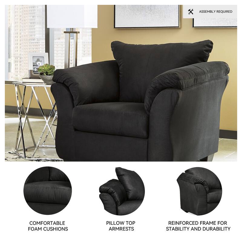 Darcy Contemporary Black Chair