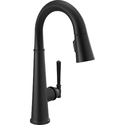 Delta Emmeline 1.8 GPM Single Hole Pull Down Bar/Prep Faucet with