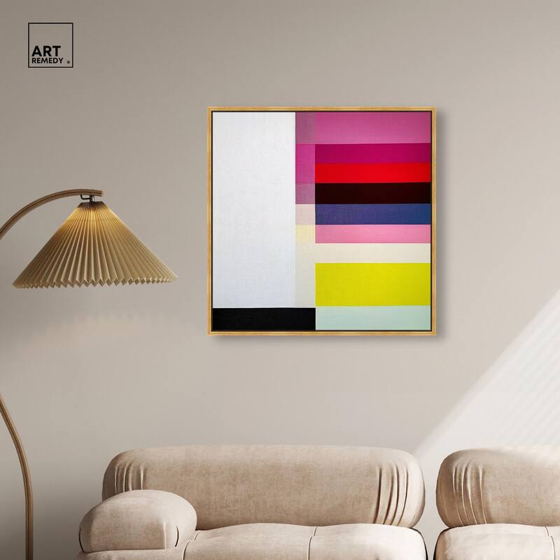 Quadratic Composition Canvas by Art Remedy