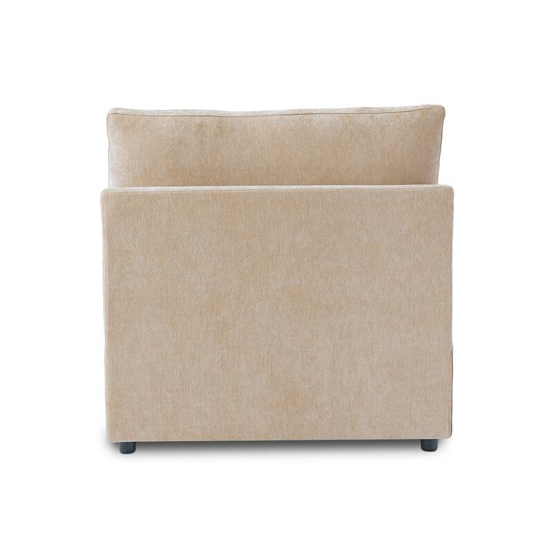 160" Down Filled Comfort U Shaped Sofa Couch for Living Room,Minimalist Wide Deep Seat Convertible Couches