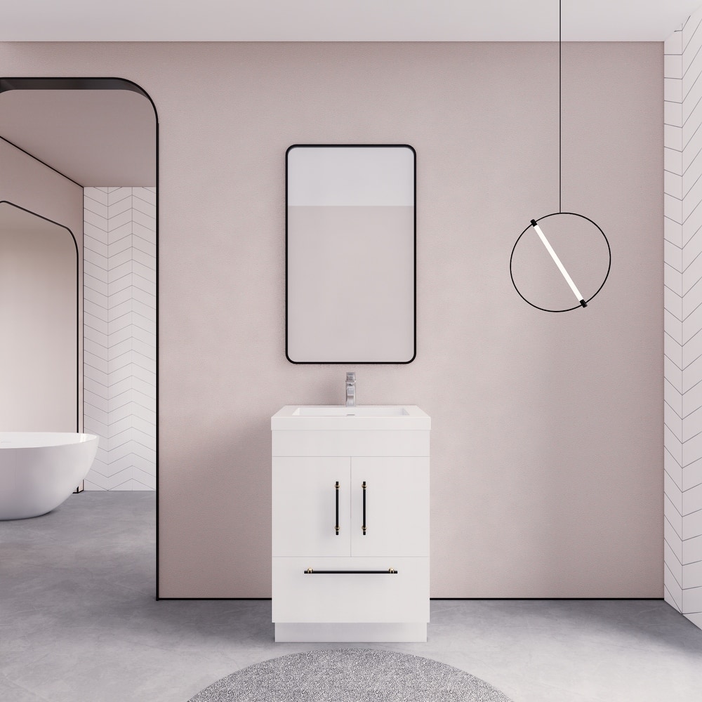Eliza 24'' Freestanding Vanity with Single Sink