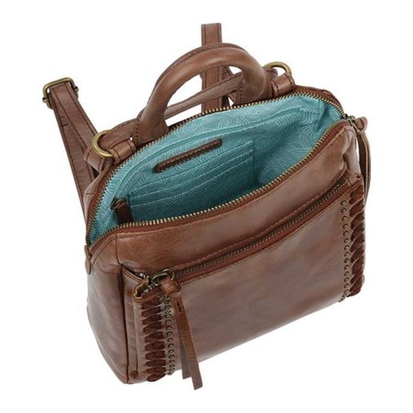 loyola convertible small leather backpack