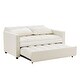preview thumbnail 19 of 18, Loveseat Couches Chair Velvet Upholstered Sofa with Pull out Multifunctional Sofa Bed and Adjustable Backrest, Plastic Feet